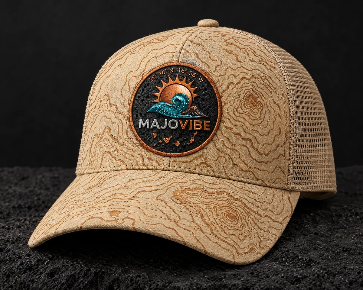 Visualización de diseño: Gorra trucker Atlas, frente
