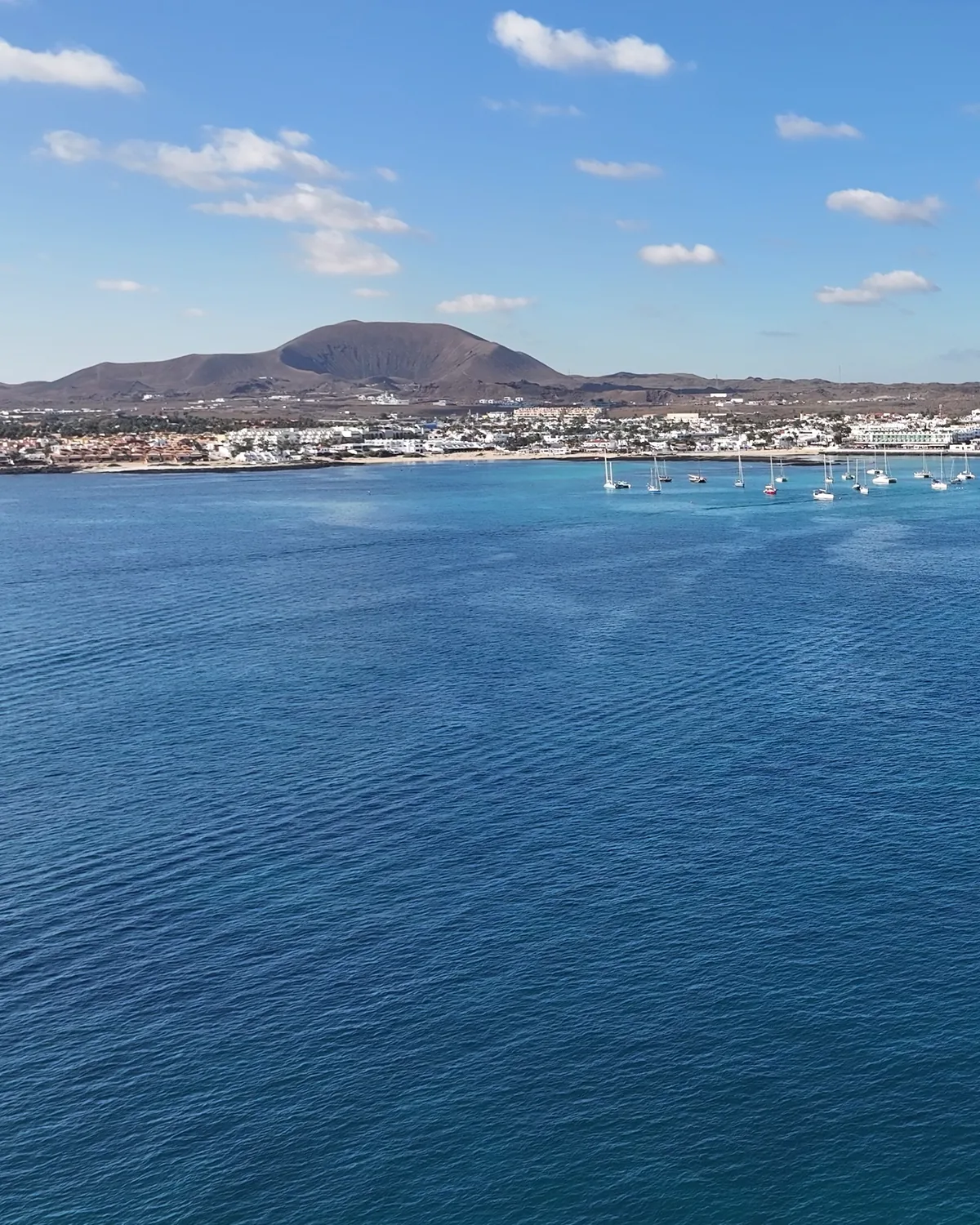 Corralejo visto desde el mar