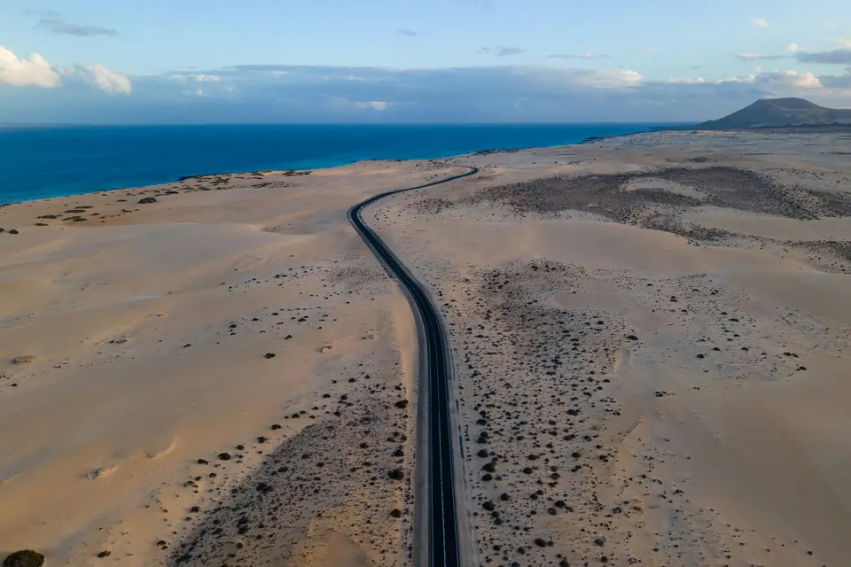 Dunas de Corralejo, vista aérea